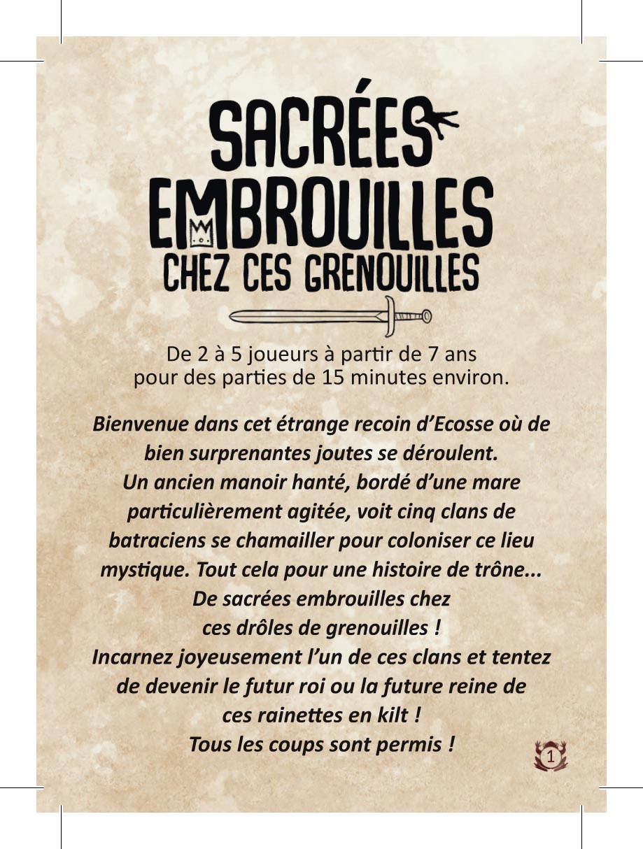 Sacrées Embrouilles...chez ces grenouilles !