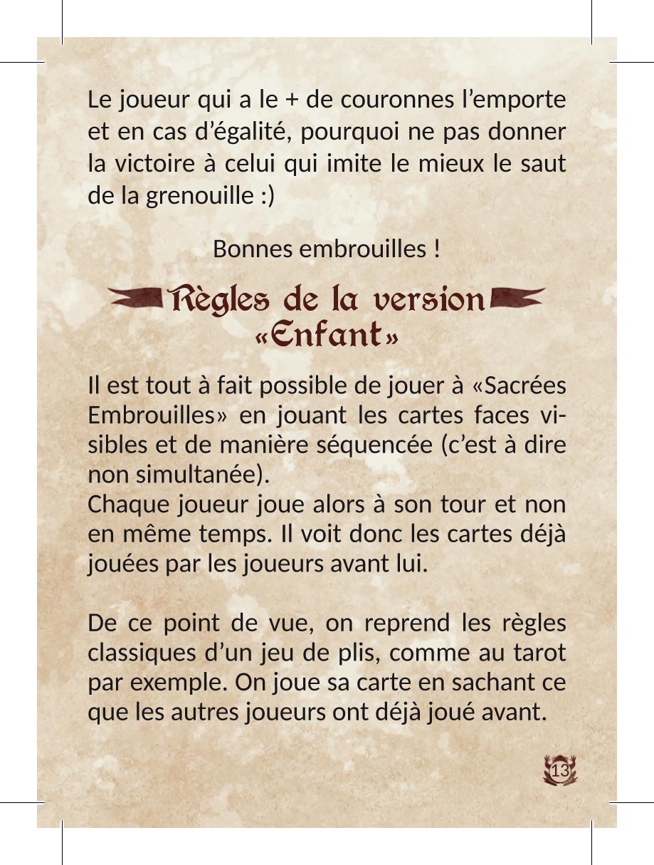 Sacrées Embrouilles...chez ces grenouilles !