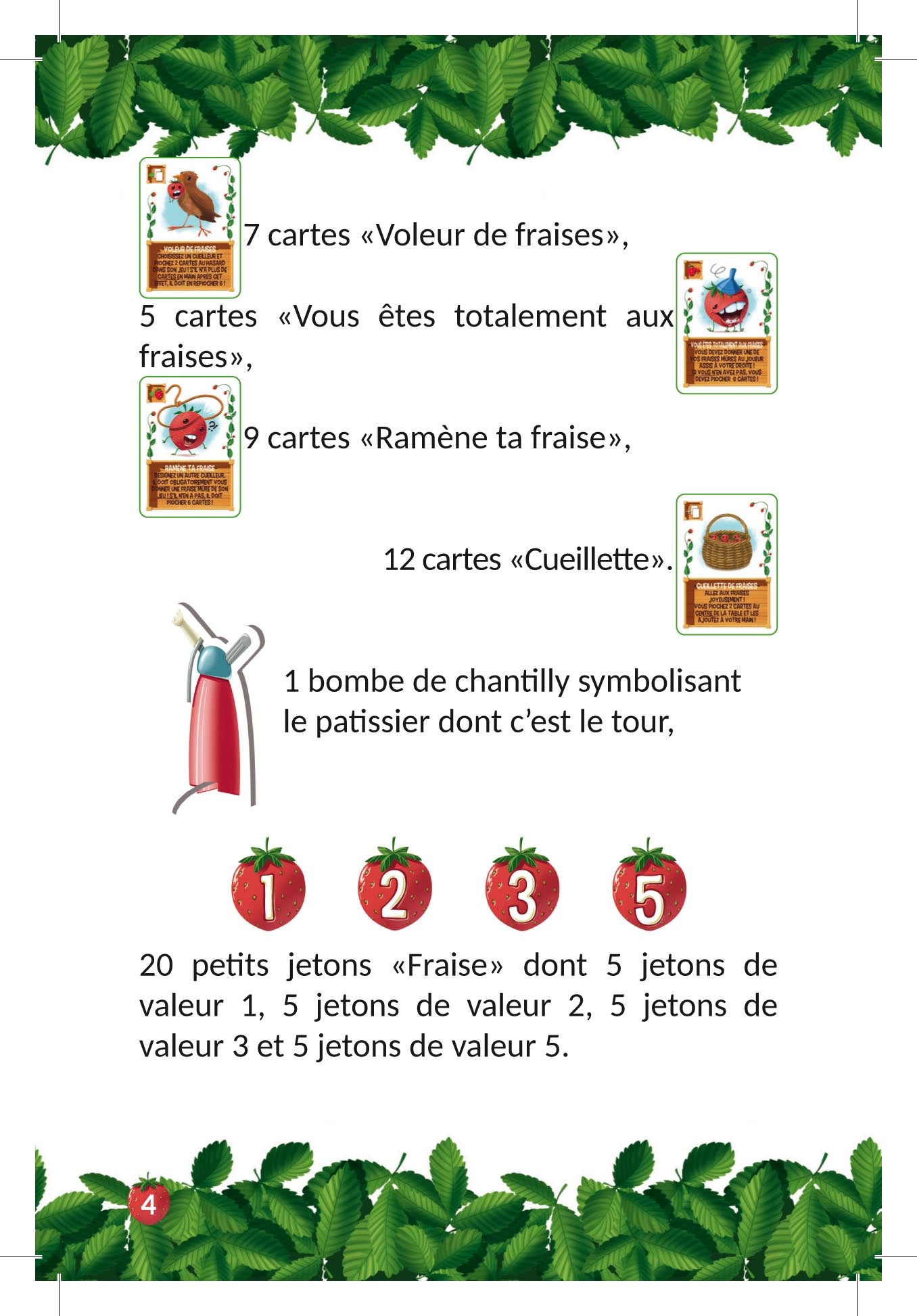 Seize fraises fraîches