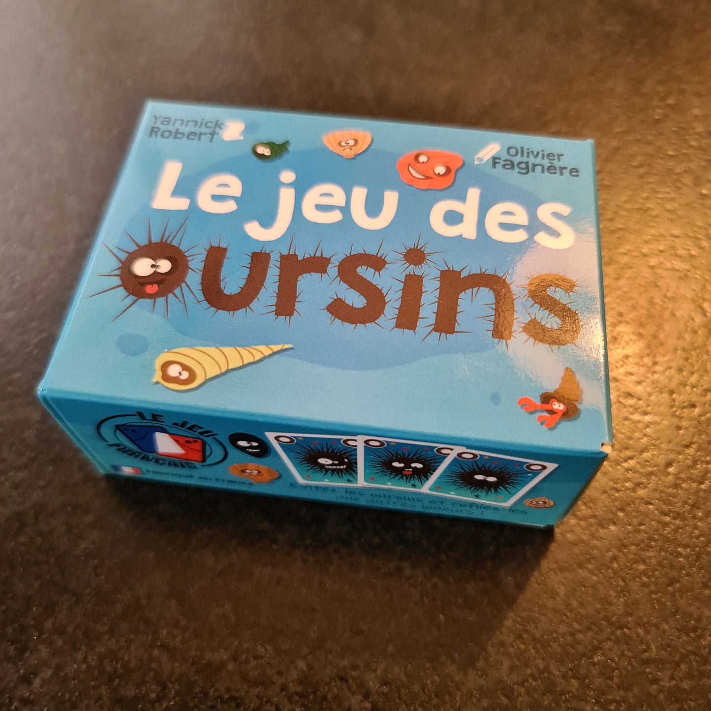 Le jeu de cartes des oursins ! (version voyage)