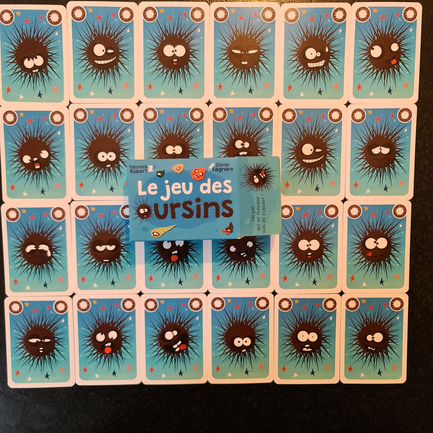 Le jeu de cartes des oursins ! (version voyage)