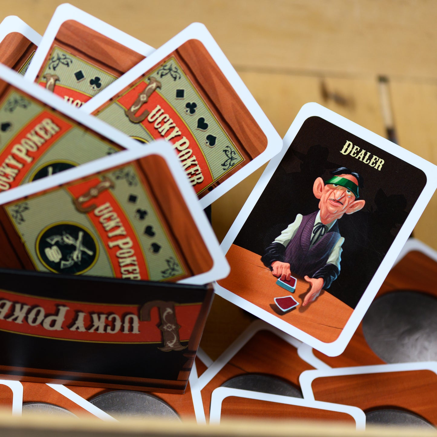 Pour ceux qui aiment les jeux de bluff : Lucky Poker
